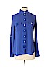 Ann Taylor LOFT 100% Polyester Blue Long Sleeve Blouse Size S - photo 1