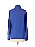 Ann Taylor LOFT 100% Polyester Blue Long Sleeve Blouse Size S - photo 2