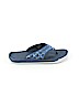 Columbia Print Blue Flip Flops Size 5 - photo 1