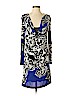 Nicole Miller Blue Casual Dress Size P (petite) - photo 1