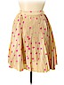 Kate Spade New York 100% Silk Polka Dots Tan Silk Skirt Size 12 - photo 2