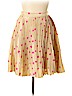 Kate Spade New York 100% Silk Polka Dots Tan Silk Skirt Size 12 - photo 1