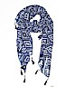 Unbranded Print Blue Scarf One size - photo 1