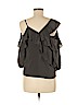 Bailey 44 100% Silk Gray 3/4 Sleeve Silk Top Size S - photo 2