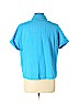 Alfred Dunner 100% Cotton Blue Short Sleeve Button-Down Shirt Size 12 (petite) - photo 2