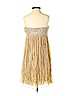 La Femme 100% Polyester Tan Cocktail Dress Size 0 - photo 2