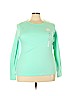 Kim Rogers 100% Cotton Teal Long Sleeve T-Shirt Size XXL - photo 1