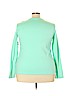Kim Rogers 100% Cotton Teal Long Sleeve T-Shirt Size XXL - photo 2