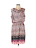Daniel Buchler 100% Polyester Pink Casual Dress Size L - photo 1