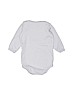 Hb 100% Cotton Gray Long Sleeve Onesie Size 9-12 mo - photo 2