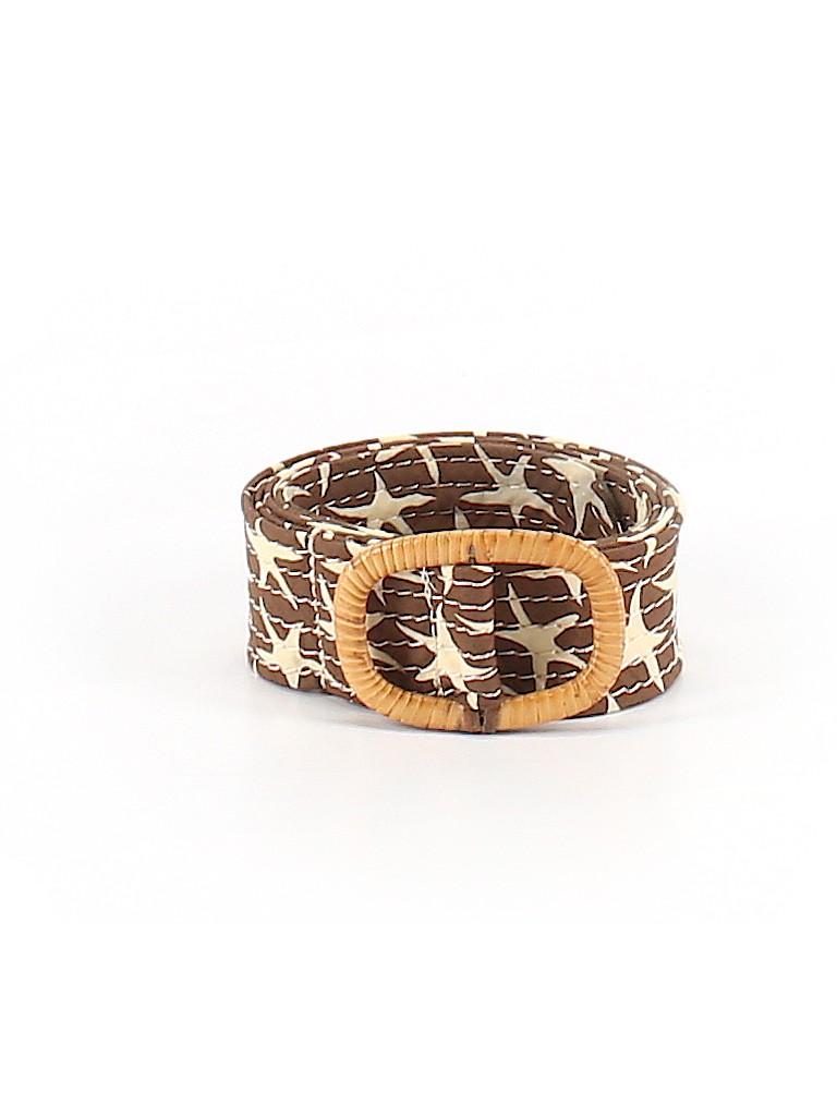 J.Crew 100% Cotton Stars Brown Belt Size Sm - Med - photo 1