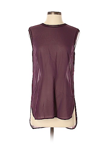 Vince. Short Sleeve Silk Top (view 1)