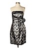 Trina Turk Silver Cocktail Dress Size 4 - photo 1