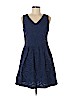Cynthia Rowley TJX 100% Cotton Blue Casual Dress Size 8 - photo 1