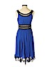 Catherine Malandrino 100% Silk Blue Casual Dress Size 2 - photo 2