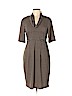 Connected Apparel Tan Casual Dress Size 10 (petite) - photo 1