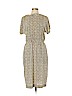 Liz Claiborne 100% Polyester Tan Casual Dress Size 10 (petite) - photo 1