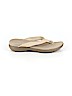 Crocs Solid Tan Flip Flops Size 8 (wide) - photo 1