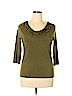 Ann Taylor LOFT Outlet Green 3/4 Sleeve Top Size XL - photo 1