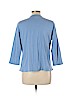 Mimi Maternity 100% Cotton Blue Long Sleeve T-Shirt Size L - photo 2