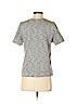 Ann Taylor LOFT 100% Cotton Gray Short Sleeve Top Size XS (petite) - photo 2