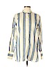 Vince. Ivory Long Sleeve Button-Down Shirt Size 10 - photo 1