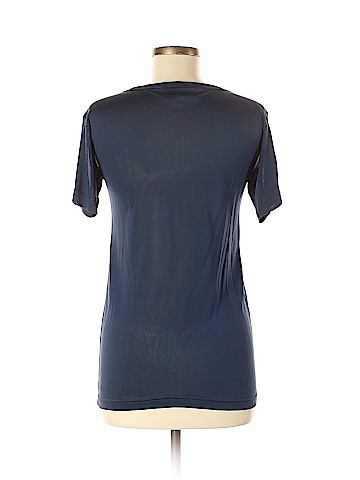 Norma Kamali Short Sleeve Silk Top (view 2)