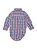 OshKosh B'gosh 100% Cotton Plaid Blue Long Sleeve Onesie 18-24 MO / 24 MO - photo 2