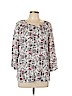 Rose & Thyme 100% Rayon Ivory 3/4 Sleeve Blouse Size XL - photo 1