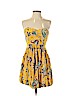 Tibi 100% Silk Yellow Casual Dress Size 4 - photo 1