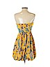 Tibi 100% Silk Yellow Casual Dress Size 4 - photo 2