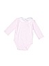 Threads 100% Cotton Solid Pink Long Sleeve Onesie Size 3-6 mo - photo 1