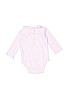 Threads 100% Cotton Solid Pink Long Sleeve Onesie Size 3-6 mo - photo 2