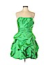 David's Bridal 100% Polyester Green Cocktail Dress Size 8 - photo 1