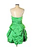 David's Bridal 100% Polyester Green Cocktail Dress Size 8 - photo 2