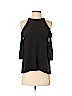 Tibi 100% Silk Black 3/4 Sleeve Silk Top Size 0 - photo 1