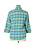 Chaps 100% Cotton Teal Long Sleeve Button-Down Shirt Size XL - photo 2