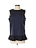 W by Worth Blue Sleeveless Blouse Size P (petite) - photo 1
