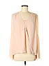 Laundry by Shelli Segal 100% Polyester Pink Long Sleeve Blouse Size 8 - photo 1