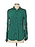 Splendid 100% Rayon Green Long Sleeve Button-Down Shirt Size L - photo 1