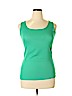 Liva Girl 100% Polyester Green Sleeveless Blouse Size XXL - photo 1