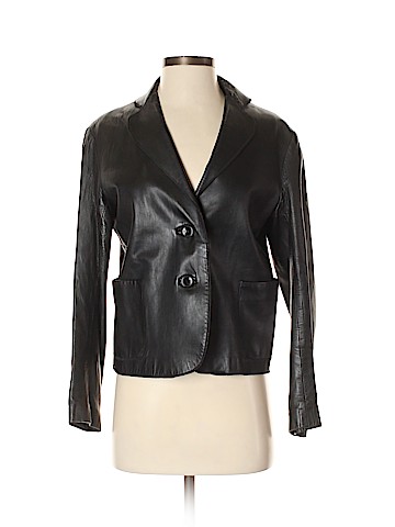 Barneys New York Leather Jacket (view 1)