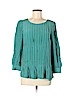 Kate Spade New York Blue Long Sleeve Silk Top Size 6 - photo 1