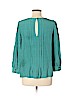 Kate Spade New York Blue Long Sleeve Silk Top Size 6 - photo 2