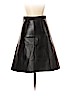 Sportmax Black Faux Leather Skirt Size 4 - photo 1