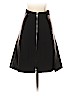 Sportmax Black Faux Leather Skirt Size 4 - photo 2