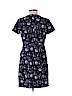 Ann Taylor LOFT Blue Casual Dress Size 4 (petite) - photo 2