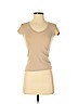 Club Monaco 100% Cotton Tan Short Sleeve T-Shirt Size XS - photo 1