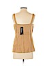 Lafayette 148 New York 100% Linen Tan Sleeveless Blouse Size 4 - photo 2