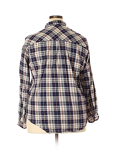 Topshop Long Sleeve Button-Down Shirt (view 2)